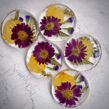 Load image into Gallery viewer, Floral Preservation Memorial Keepsake Coasters