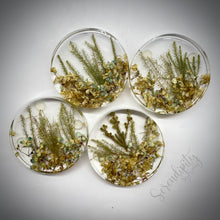 Load image into Gallery viewer, Floral Preservation Memorial Keepsake Coasters