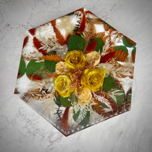 Load image into Gallery viewer, Extra Large Hexagon Floral Preservation