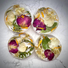 Load image into Gallery viewer, Floral Preservation Memorial Keepsake Coasters