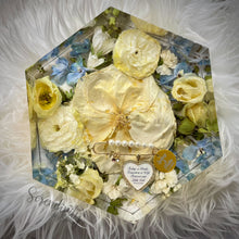 Load image into Gallery viewer, Large Hexagon Floral Preservation