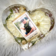 Load image into Gallery viewer, Extra Large Heart Floral Preservation