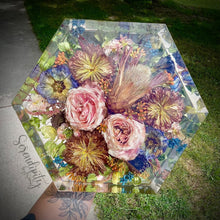 Load image into Gallery viewer, Extra Large Hexagon Floral Preservation