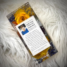 Load image into Gallery viewer, XL Floral Memorial Block