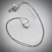 Load image into Gallery viewer, Sterling Silver Heart Shape Breast Milk Pendant