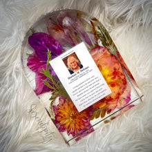 Load image into Gallery viewer, Arch Floral Preservation Memorial Keepsake