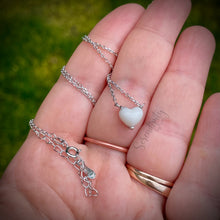 Load image into Gallery viewer, Sterling Silver Heart Shape Breast Milk Pendant
