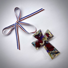 Load image into Gallery viewer, Preserved Floral Cross