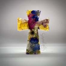 Load image into Gallery viewer, Preserved Floral Cross
