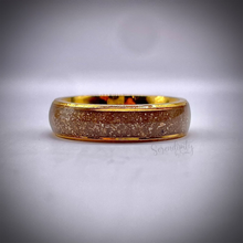 Load image into Gallery viewer, 4mm Masculine Cremation Ash Band Memorial Ring