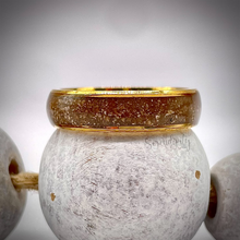 Load image into Gallery viewer, 4mm Masculine Cremation Ash Band Memorial Ring