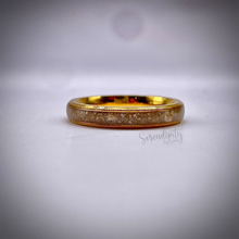 Load image into Gallery viewer, 2mm Masculine Cremation Ash Band Memorial Ring
