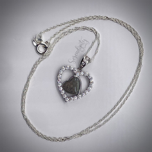 Load image into Gallery viewer, Sterling Silver Heart Cremation Pendant