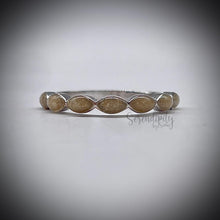 Load image into Gallery viewer, Cremation Half Band Memorial Ring
