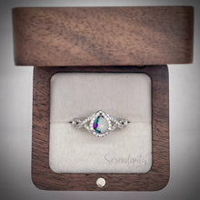 Load image into Gallery viewer, 6x8mm Teardrop Infinity Band Breastmilk Keepsake Ring