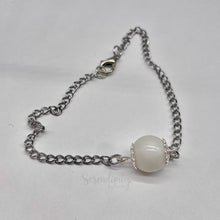 Load image into Gallery viewer, Round Breastmilk Keepsake Bead on Chain