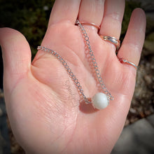 Load image into Gallery viewer, Round Breastmilk Keepsake Bead on Chain