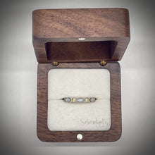 Load image into Gallery viewer, Breast Milk Full Band Memorial Ring with Birthstones