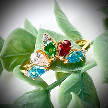 Load image into Gallery viewer, Five Stone Birthstone Ring