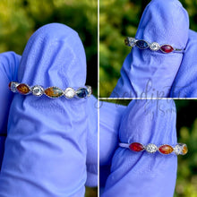 Load image into Gallery viewer, Floral Half Band Memorial Ring