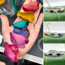 Load image into Gallery viewer, Floral Half Band Memorial Ring
