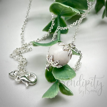 Load image into Gallery viewer, Round Breastmilk Keepsake Bead on Chain