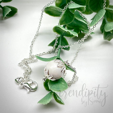 Load image into Gallery viewer, Round Breastmilk Keepsake Bead on Chain