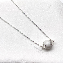 Load image into Gallery viewer, Round Breastmilk Keepsake Bead on Chain