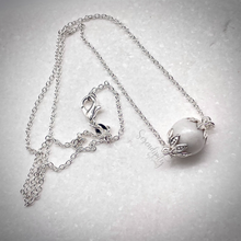 Load image into Gallery viewer, Round Breastmilk Keepsake Bead on Chain