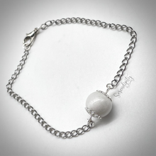 Load image into Gallery viewer, Round Breastmilk Keepsake Bead on Chain