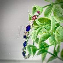 Load image into Gallery viewer, Floral Half Band Memorial Ring