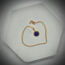 Load image into Gallery viewer, Sterling Silver 12mm Flat Round Floral Pendant