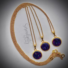 Load image into Gallery viewer, Sterling Silver 12mm Flat Round Floral Pendant