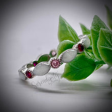 Load image into Gallery viewer, Breast Milk Full Band Memorial Ring with Multiple Birthstones