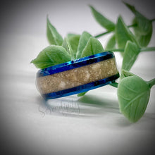 Load image into Gallery viewer, 4mm Masculine Cremation Ash Band Memorial Ring