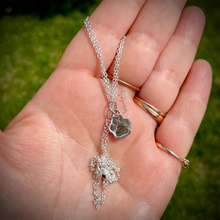 Load image into Gallery viewer, Small Paw Pet Cremation Necklace