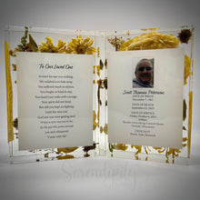 Load image into Gallery viewer, Large Rectangle Floral Memorial Block