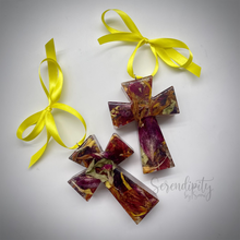 Load image into Gallery viewer, Preserved Floral Cross