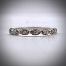Load image into Gallery viewer, Cremation Half Band Memorial Ring