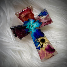 Load image into Gallery viewer, Preserved Floral Cross
