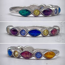 Load image into Gallery viewer, Floral Half Band Memorial Ring