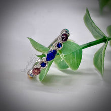 Load image into Gallery viewer, Floral Half Band Memorial Ring