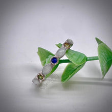 Load image into Gallery viewer, Breast Milk Full Band Memorial Ring with Multiple Birthstones