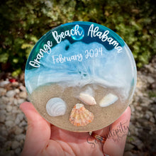 Load image into Gallery viewer, Beach Keepsake Coaster