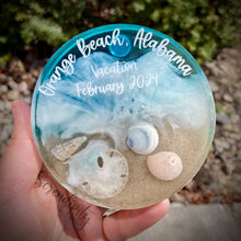 Load image into Gallery viewer, Beach Keepsake Coaster