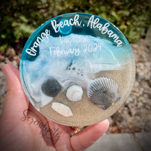 Load image into Gallery viewer, Beach Keepsake Coaster