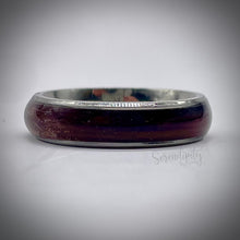 Load image into Gallery viewer, 4mm Masculine Band Memorial Ring with Hair
