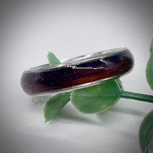 Load image into Gallery viewer, 4mm Masculine Band Memorial Ring with Hair