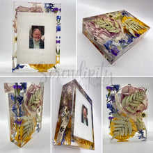 Load image into Gallery viewer, Large Rectangle Floral Memorial Block
