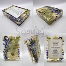 Load image into Gallery viewer, Large Rectangle Floral Memorial Block